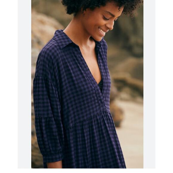 Anthropologie The Carolita Printed Tiered Shirt Dress Size XL - Picture 13 of 13